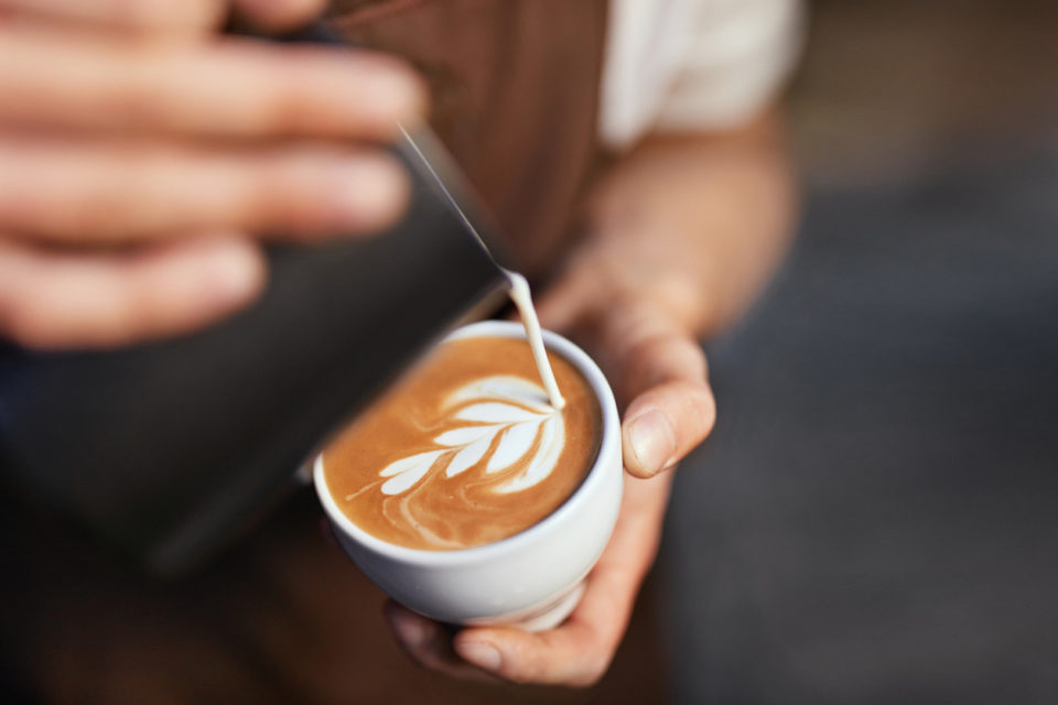 Coffee Art In Cup