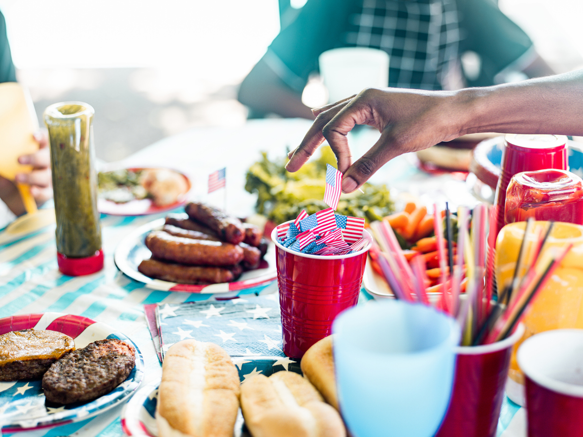 patriotic bbq cookout